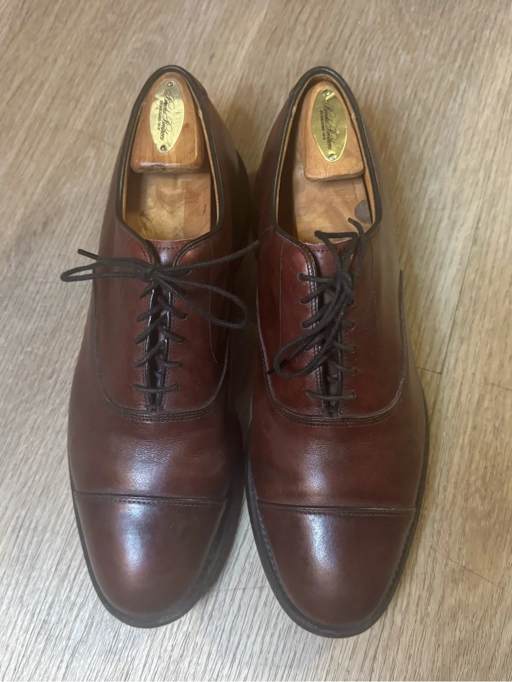 Men's Allen Edmonds Burgundy Park Avenue 8D